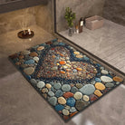 Non-Slip Diatomite Floor Mat – Quick-Drying Bath Mat for Bathroom & Kitchen