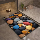 Non-Slip Diatomite Floor Mat – Quick-Drying Bath Mat for Bathroom & Kitchen