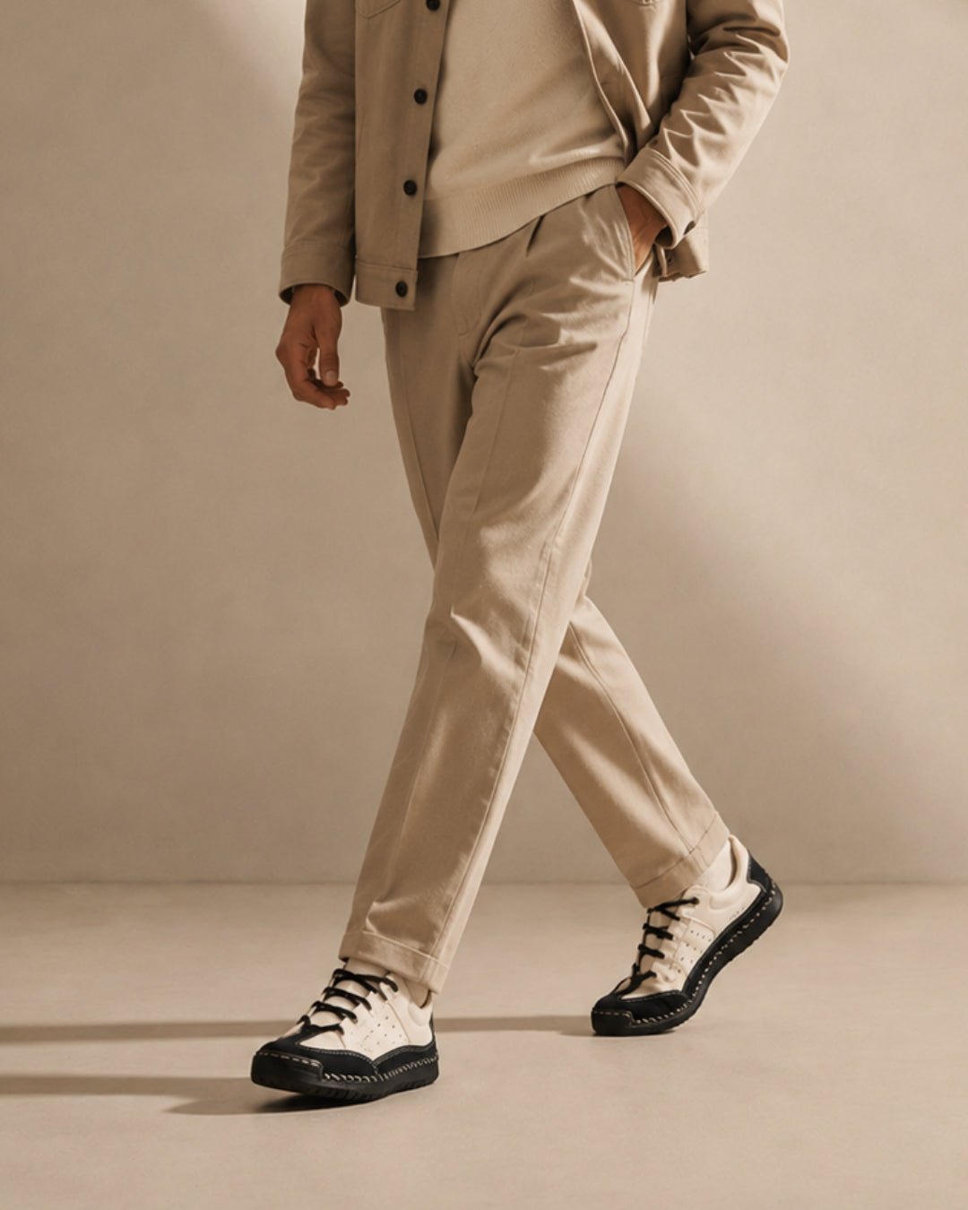 ARDELIO - Orvello Low | Casual Leather Sneaker - ARD-ORV-NOI-7