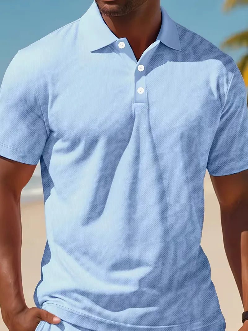 Men's Polo Shirt and Shorts Summer Set