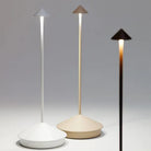 Cordless LED Table Lamp – Dimmable Rechargeable Light in White and Gold