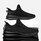 Women's Breathable Chunky Sole Lightweight Lace-Up Sneakers - Casual shoes - Photo 2