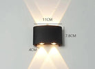 Modern Outdoor LED Wall Lamp – Sleek Waterproof Light for Garden or Living Room, black metal wall sconce.