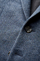 Blue Slim Tailored Single-breasted Formal Blazer - Formal blazers - Photo 11