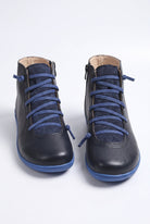 Women's Ankle Boots Lace-Up Waterproof in Blue — ankle boots product