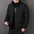 Men's Winter Jacket with Storm Collar – Waterproof, Windproof Shell