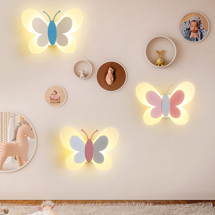 Butterfly LED Wall Lamp with Adjustable Light Color