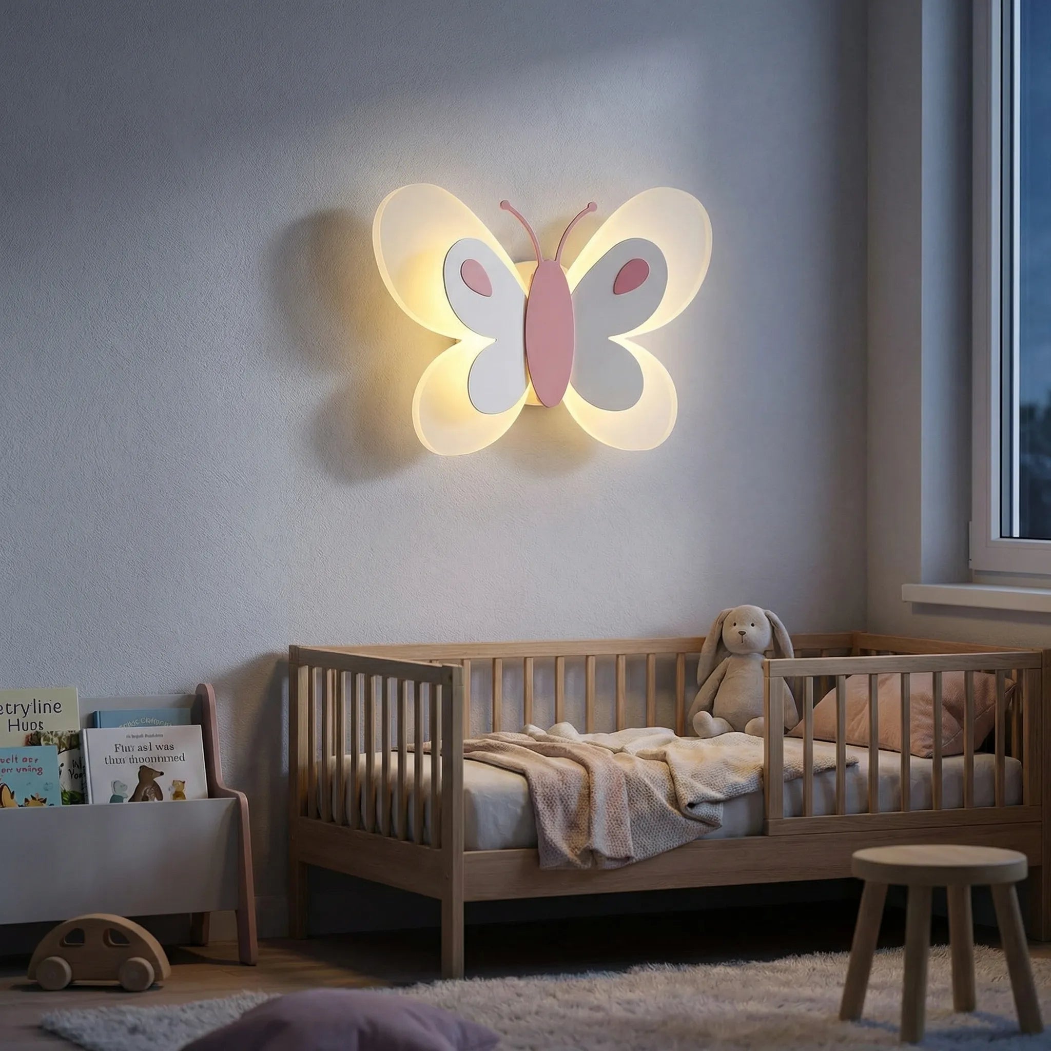 Butterfly LED Wall Lamp with Adjustable Light Color