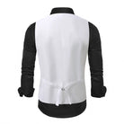 Men's Glitter Waistcoat with Satin Collar