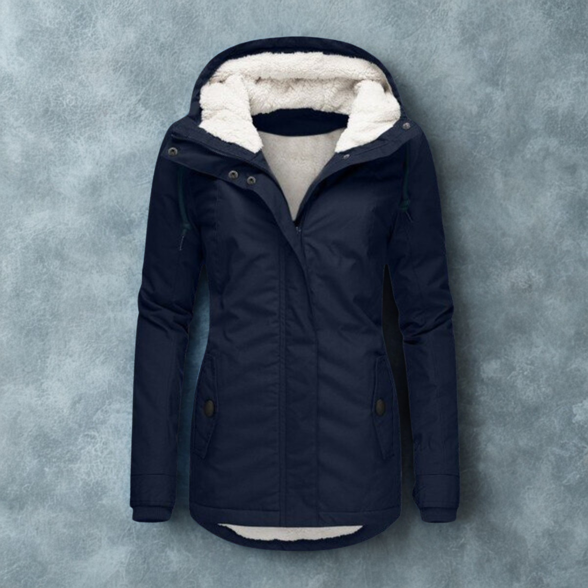 Monica Dames Winterjas met Capuchon, Warm en Waterdicht