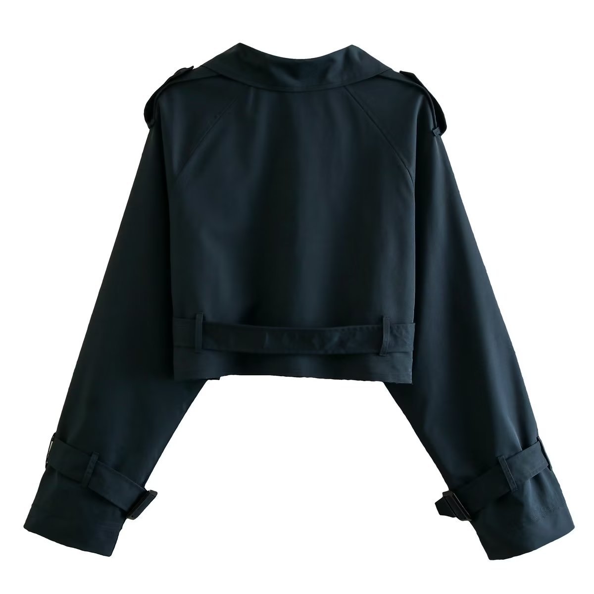 Korte Trenchcoat Dames – Trendy Cropped Model in Tijdloos Design