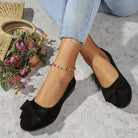 Women's Orthopaedic Flat Shoes with Bow Detail