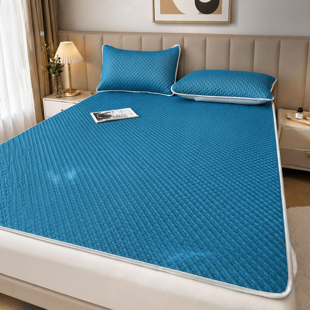 Foldable Cooling Sleep Mat - Breathable Summer Bed Topper