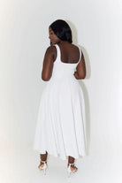 Iona Square Neck Cocktail Midi Dress_7