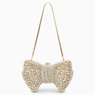 Sleek black clutch bag featuring a smooth leather finish, zippered closure, and subtle gold tone hardware, angled — view 7