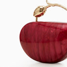 Translucent acrylic clutch bag with a geometric pattern, featuring silver clasp closure and sleek, modern design — view 8