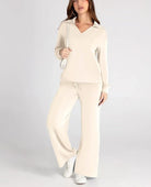 Women's Two-Piece Loungewear Set – Soft Fabric, Long Sleeves
