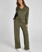 Women's Two-Piece Loungewear Set – Soft Fabric, Long Sleeves
