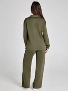Women's Two-Piece Loungewear Set – Soft Fabric, Long Sleeves