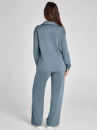 Women's Two-Piece Loungewear Set – Soft Fabric, Long Sleeves