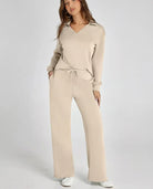 Women's Two-Piece Loungewear Set – Soft Fabric, Long Sleeves