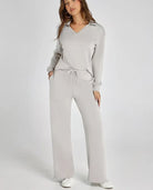 Women's Two-Piece Loungewear Set – Soft Fabric, Long Sleeves