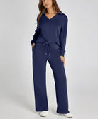Women's Two-Piece Loungewear Set – Soft Fabric, Long Sleeves