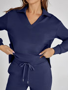 Women's Two-Piece Loungewear Set – Soft Fabric, Long Sleeves