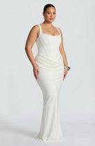 Maxi Dress for Women - Square Neckline