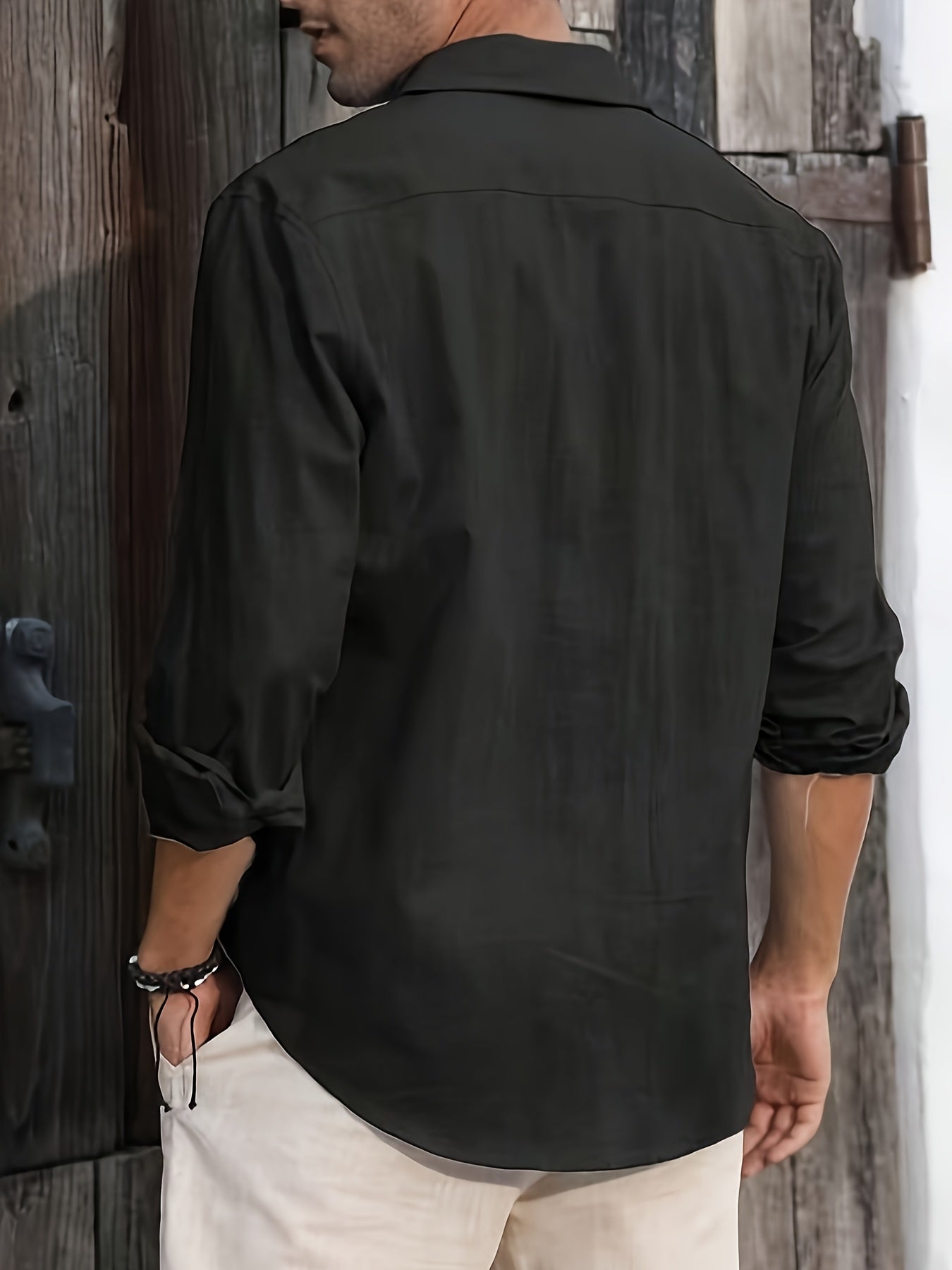 Men's Lightweight Casual Shirt – Relaxed Fit Summer Top