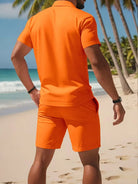 Men's Polo Shirt and Shorts Summer Set