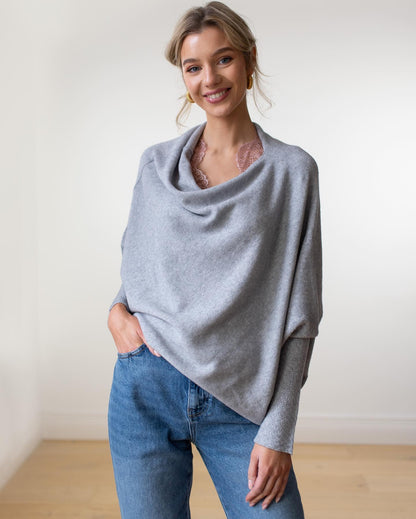 Dames Oversized Gebreide Trui – Casual voor Herfst en Winter