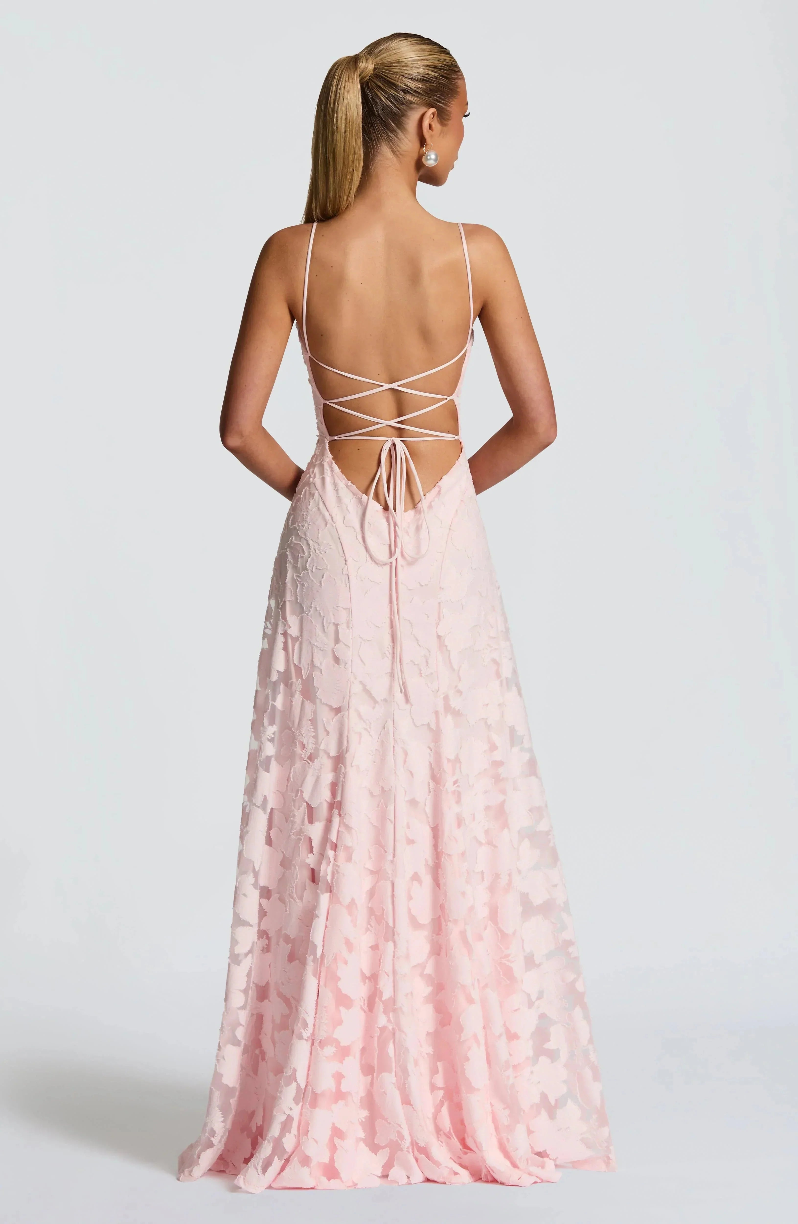 Dames Maxi Jurk Mouwloos met Cowl-hals en Bloemenpatroon