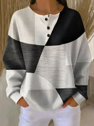 dames relaxed fit waffle trui in stijl 2