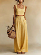 Dorvelli | Women's Two-Piece Set – Peachy Palazzo