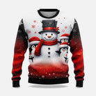 Men's Christmas Sweater with Winter Landscape Print
