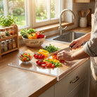 Acrylic Countertop Cutting Board - 60% Thicker, 16" x 12"