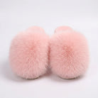 Ladies Slippers - Fluffy Faux Fur House Slippers