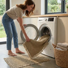 Non-Slip Waffle Bath Mat, Quick-Dry Polyester Floor Mat