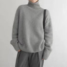 Women's Cashmere Turtleneck Jumper – Loose Fit Knit