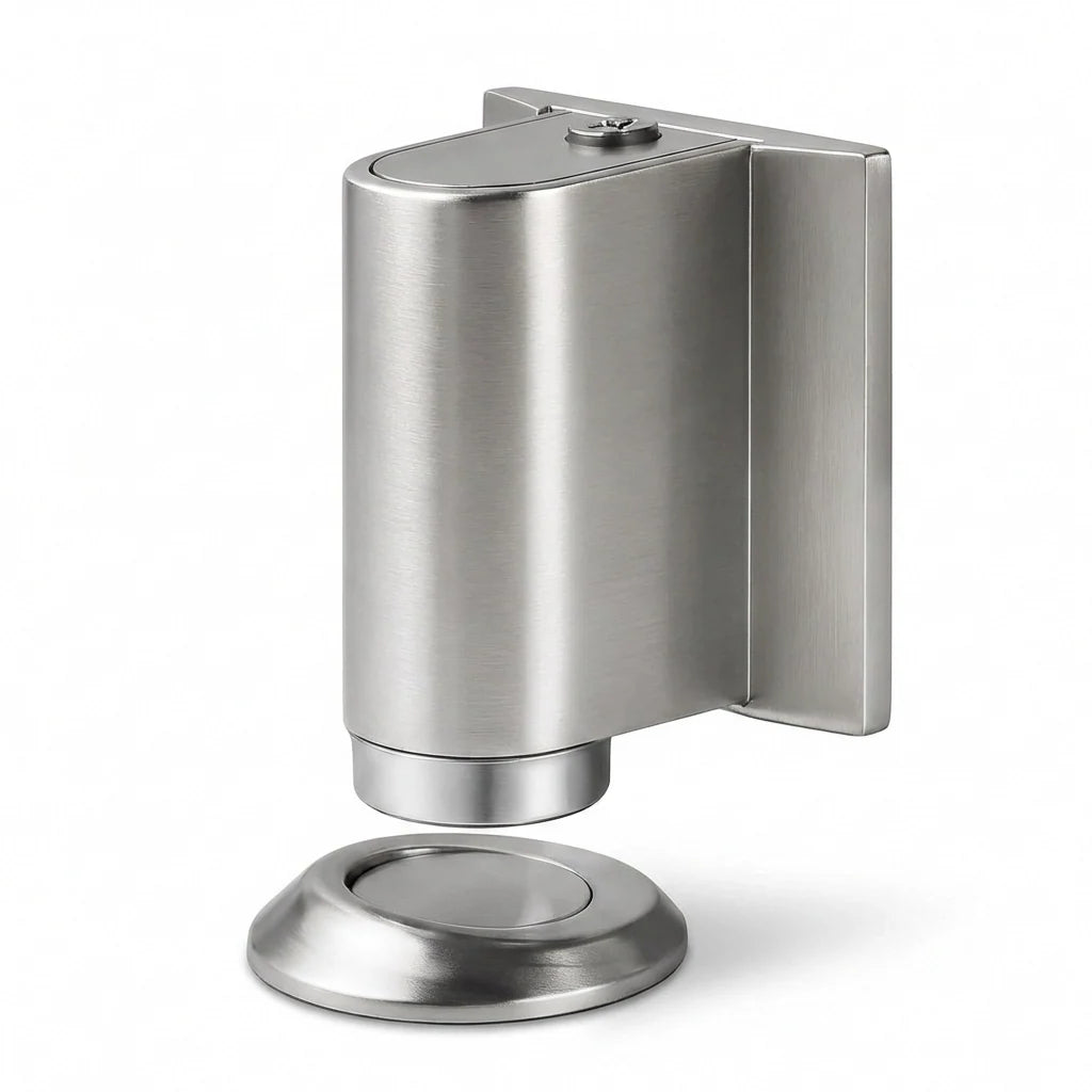 Magnetic Door Stopper - Zinc Alloy Floor Mount Holder