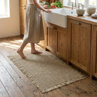 Non-Slip Waffle Bath Mat, Quick-Dry Polyester Floor Mat