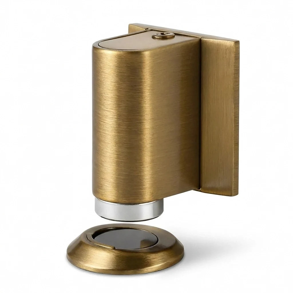 Magnetic Door Stopper - Zinc Alloy Floor Mount Holder