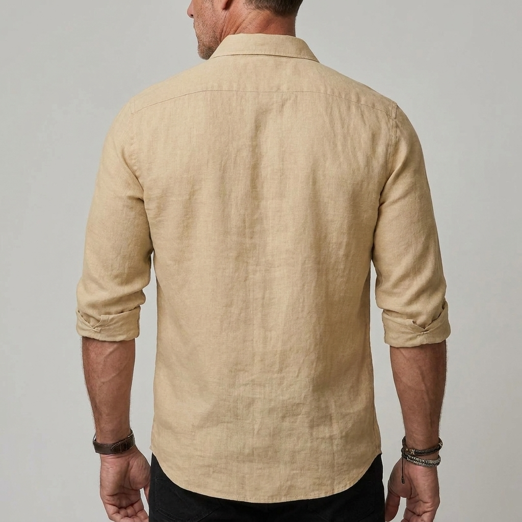 Men's Linen Shirt – Lightweight Button-Up for Summer