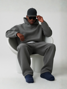 Men's Oversized Hooded Tracksuit Set – Hoodie and Joggers