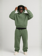 Men's Oversized Hooded Tracksuit Set – Hoodie and Joggers