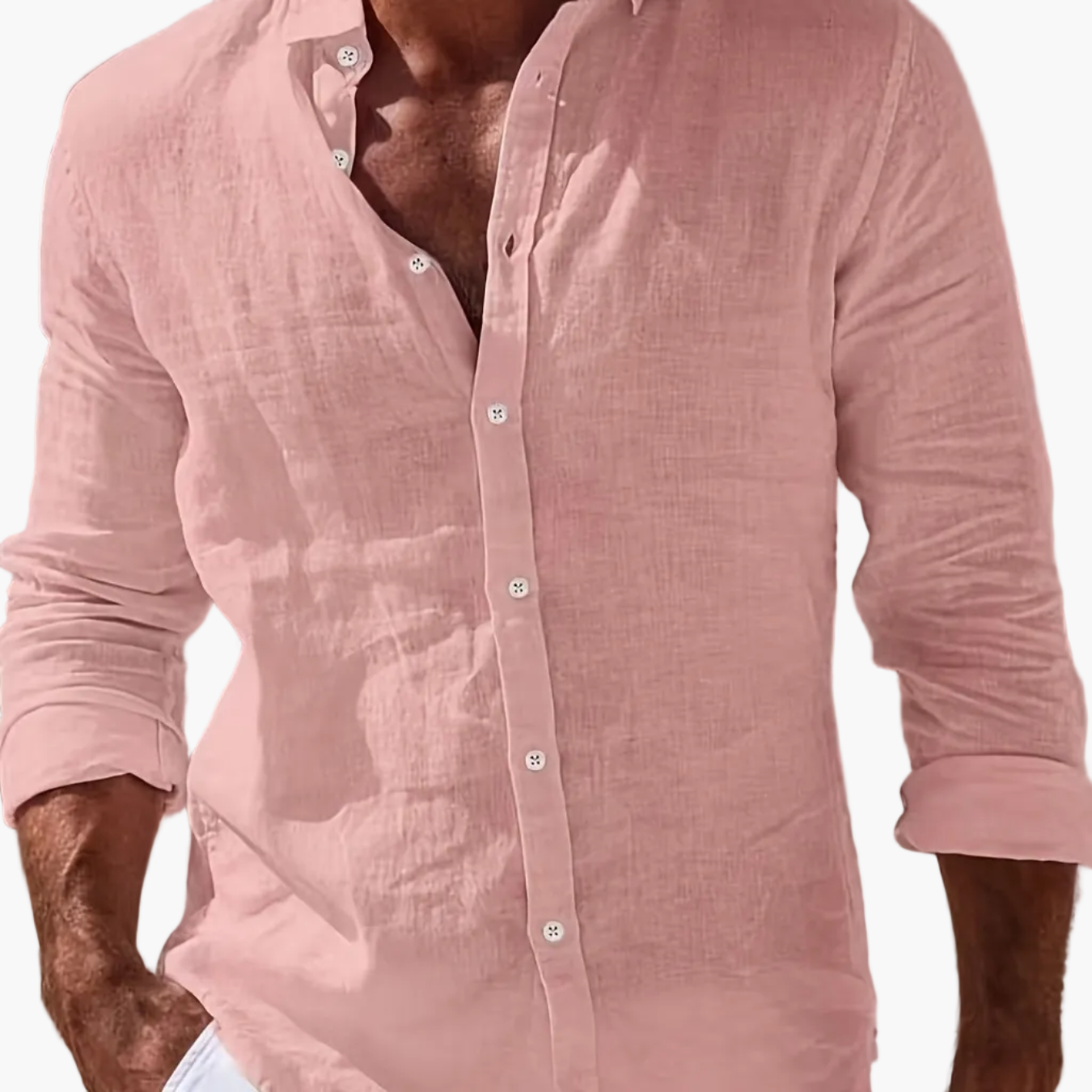Men's Lightweight Casual Shirt – Relaxed Fit Summer Top