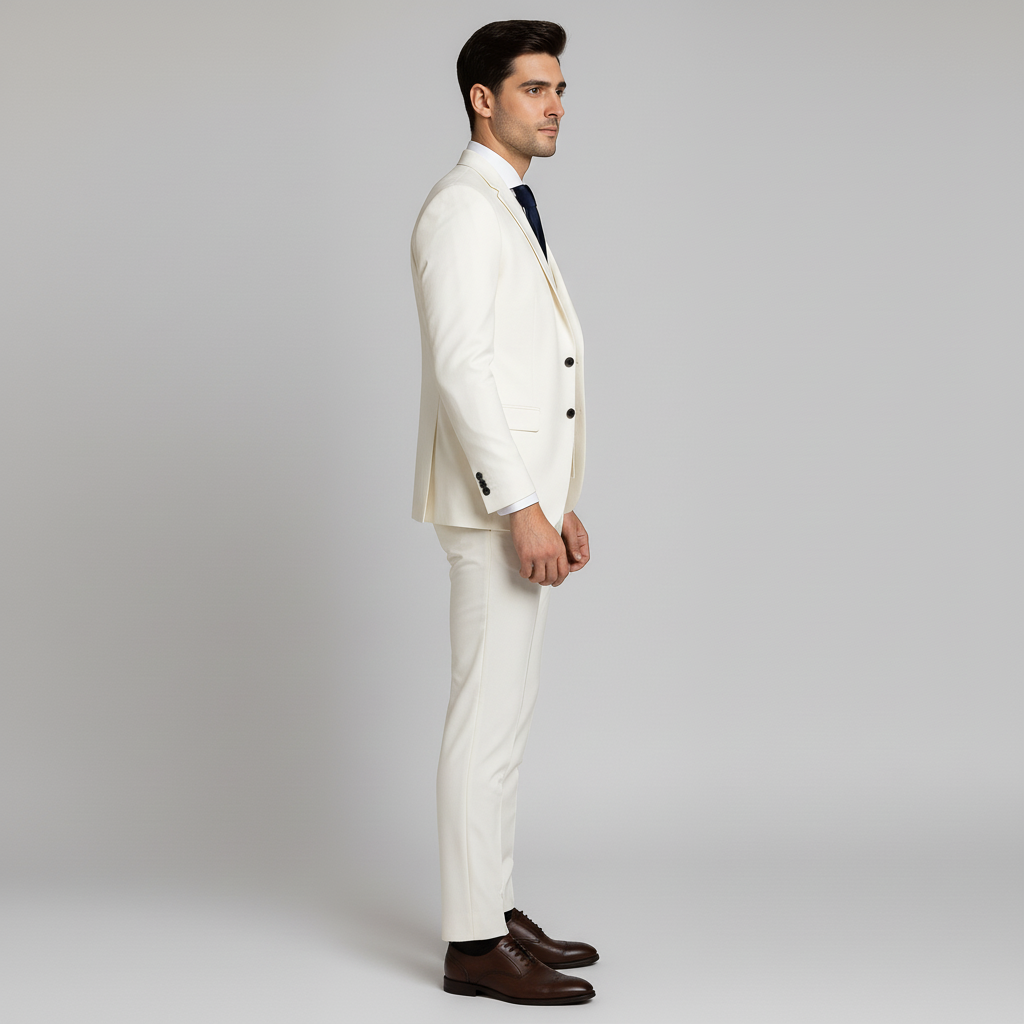 Men's 3-Piece Suit with Waistcoat - Jacket, Vest & Trousers