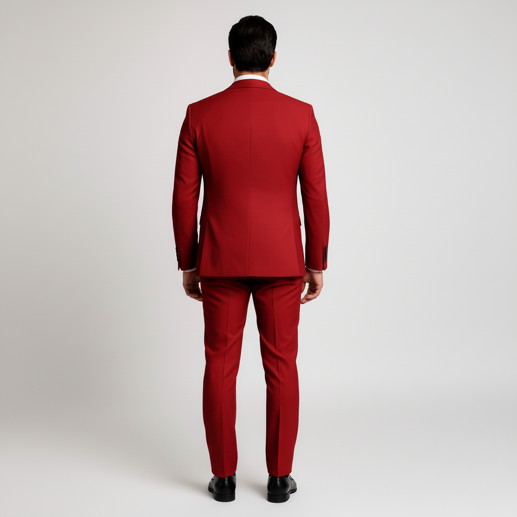 Men's 3-Piece Suit with Waistcoat - Jacket, Vest & Trousers