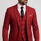 Men's 3-Piece Suit with Waistcoat - Jacket, Vest & Trousers